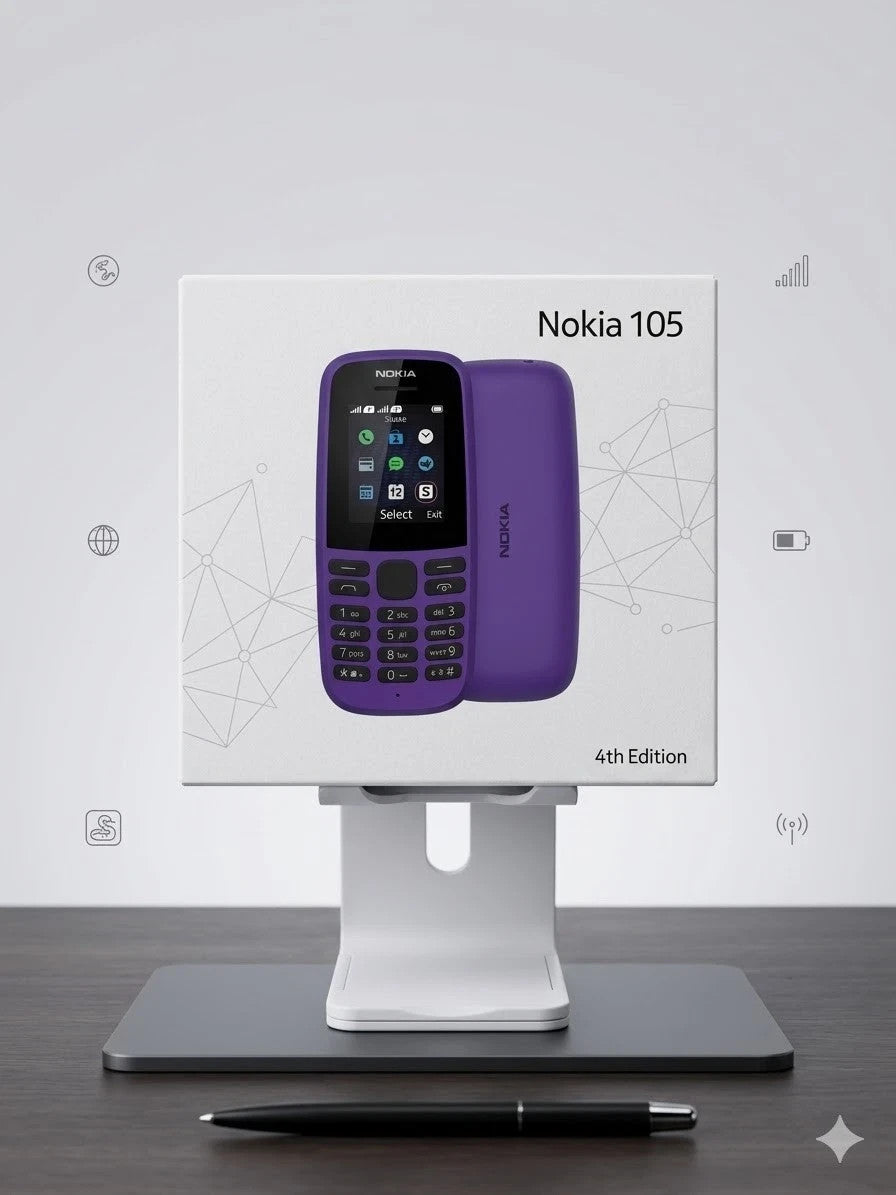 Nokia 105 Dual SIM Handy Schwarz Tastenhandy Neu OVP Mobiltelefon