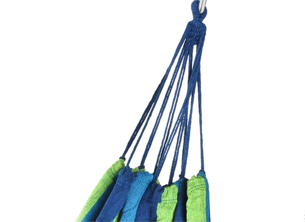 Hängematte 2 Personen 150 kg Baumwolle 240x150 cm – Garten Camping Outdoor