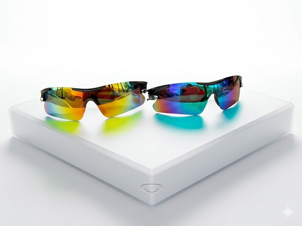 Sonnenbrille Sport polarisiert 2 Stück UV400 Herren Damen Fahrradbrille