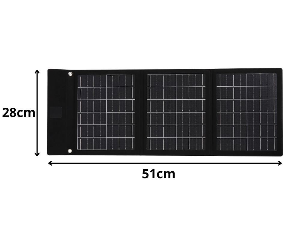 Solarpanel 20W faltbar USB-C Ladegerät für Handy Powerbank Camping Outdoor