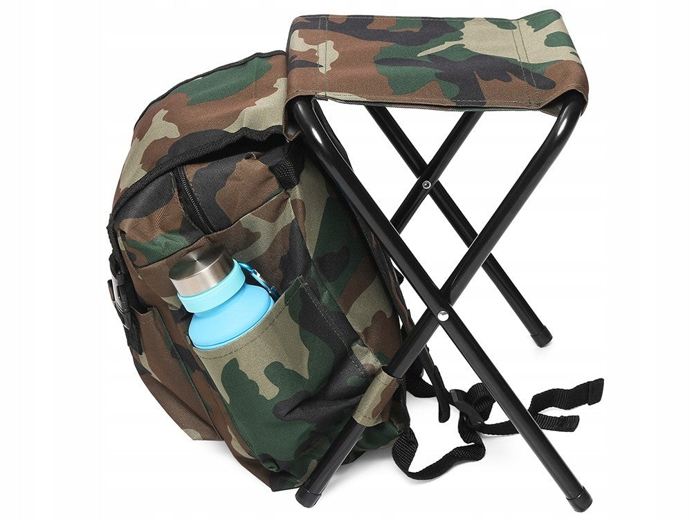 Angelstuhl Rucksack 3in1 faltbar Campingstuhl mit Tasche Outdoor