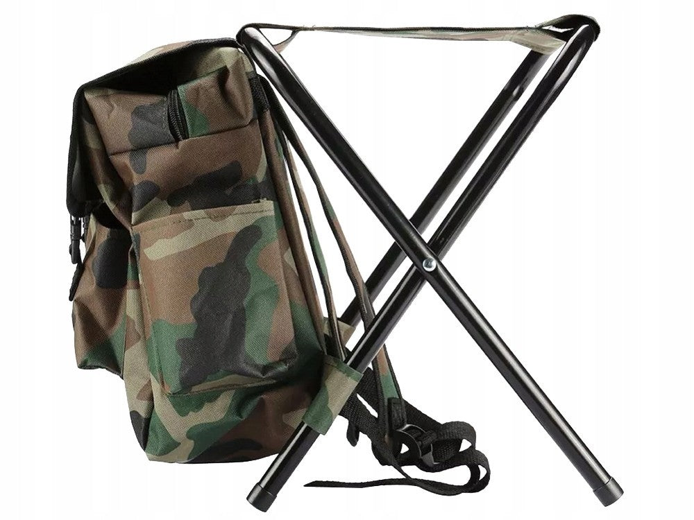 Angelstuhl Rucksack 3in1 faltbar Campingstuhl mit Tasche Outdoor
