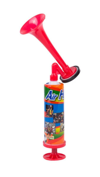 Drucklufthorn Set Mini mit Handpumpe Signalhorn Outdoor