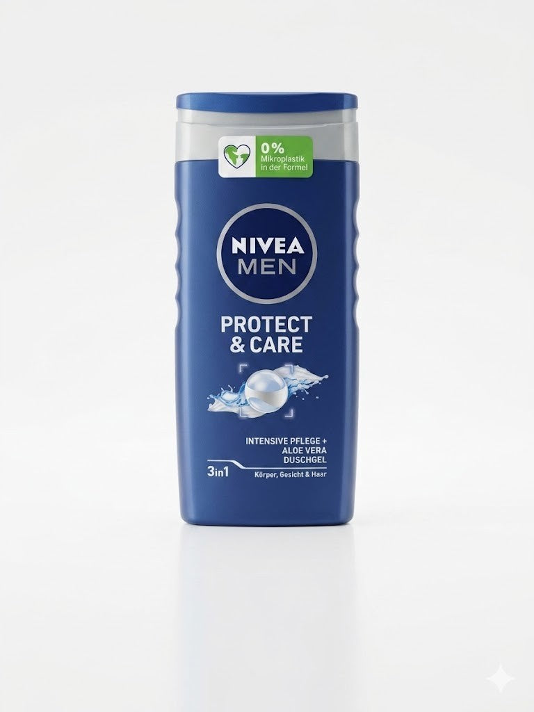 NIVEA MEN Duschgel Original Care 250ml 3in1 Körper Gesicht Haare