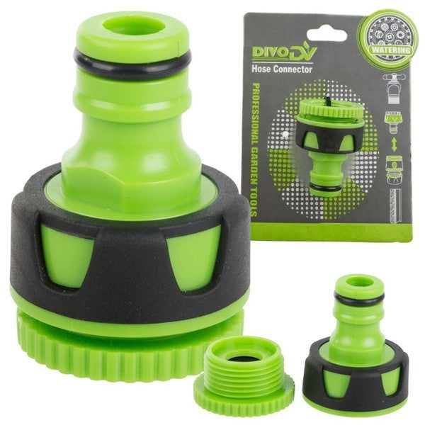 Hahnanschluss 1/2 3/4 Zoll Gartenschlauch Adapter Verbinder Wasserhahn