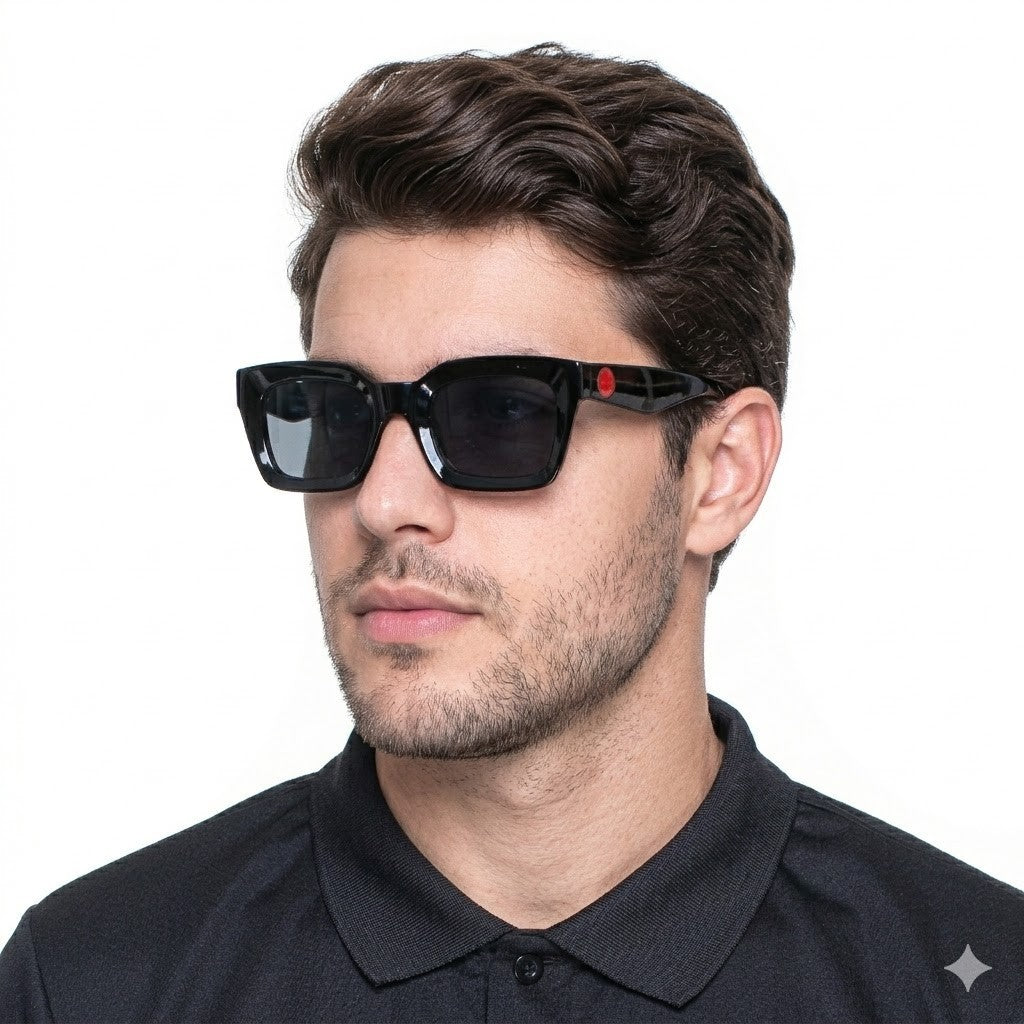Unisex Sonnenbrille UV400 Kunststoff leicht mit EVA Etui