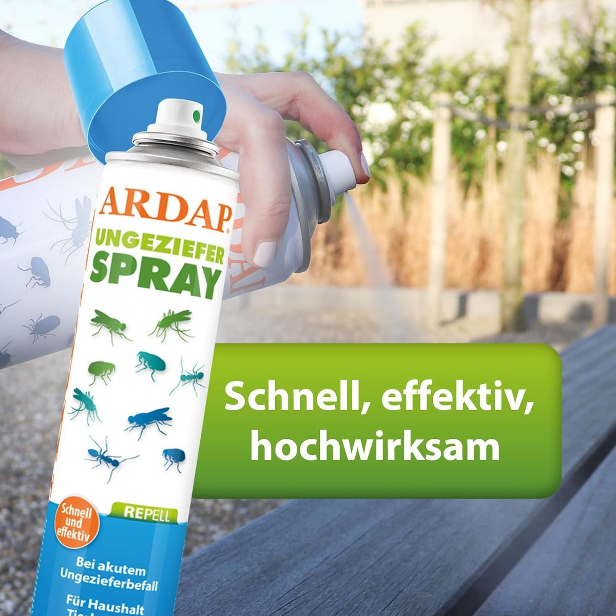 ARDAP Repell 200ml Insektenspray Ungeziefer Abwehr Wohnung
