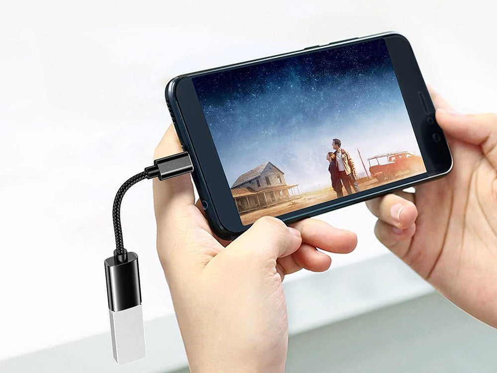 USB-C auf USB-A 3.0 Adapter OTG 11cm Kabel Datenübertragung