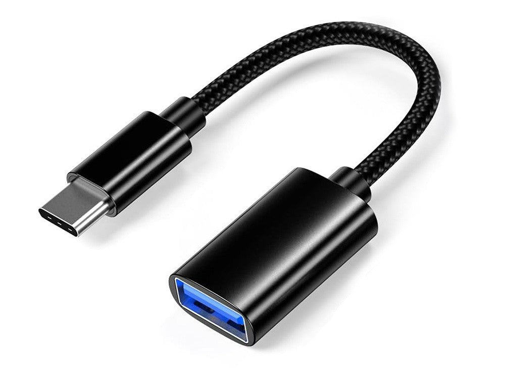 USB-C auf USB-A 3.0 Adapter OTG 11cm Kabel Datenübertragung