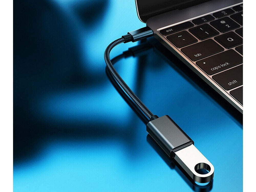 USB-C auf USB-A 3.0 Adapter OTG 11cm Kabel Datenübertragung