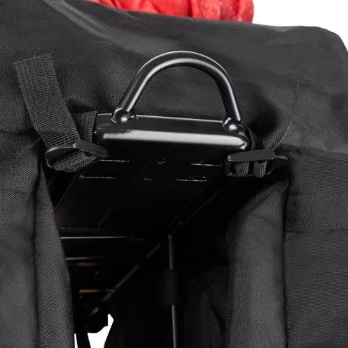 60L Fahrrad Doppeltasche Gepäckträger Satteltasche Wasserdicht Schwarz