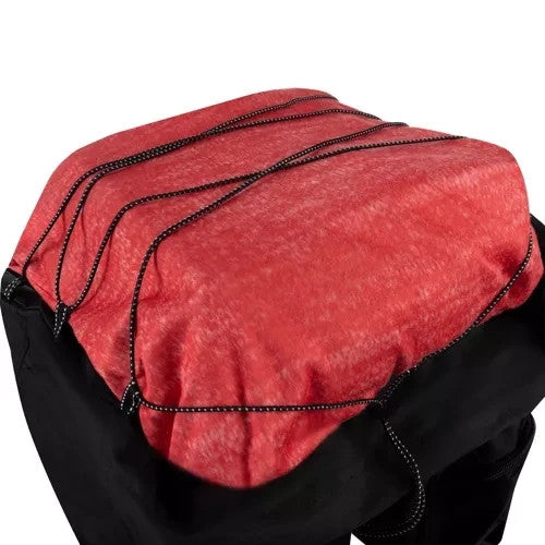 60L Fahrrad Doppeltasche Gepäckträger Satteltasche Wasserdicht Schwarz