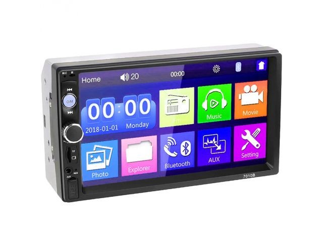 2DIN Autoradio Bluetooth Touchscreen USB FM Rückfahrkamera