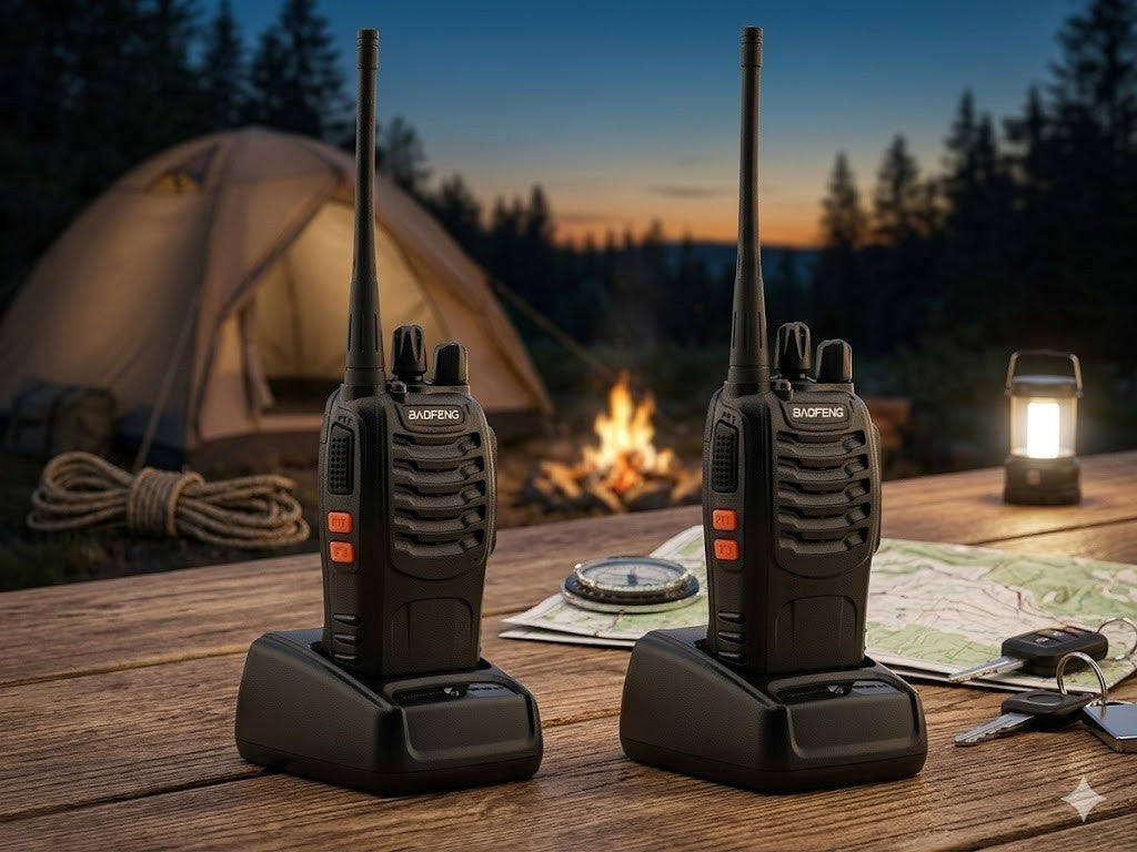 2x Baofeng BF-888S Funkgerät Walkie Talkie PMR Set