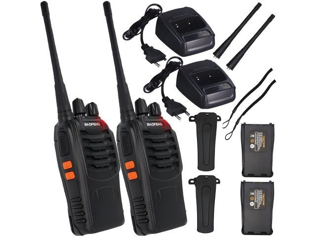 2x Baofeng BF-888S Funkgerät Walkie Talkie PMR Set