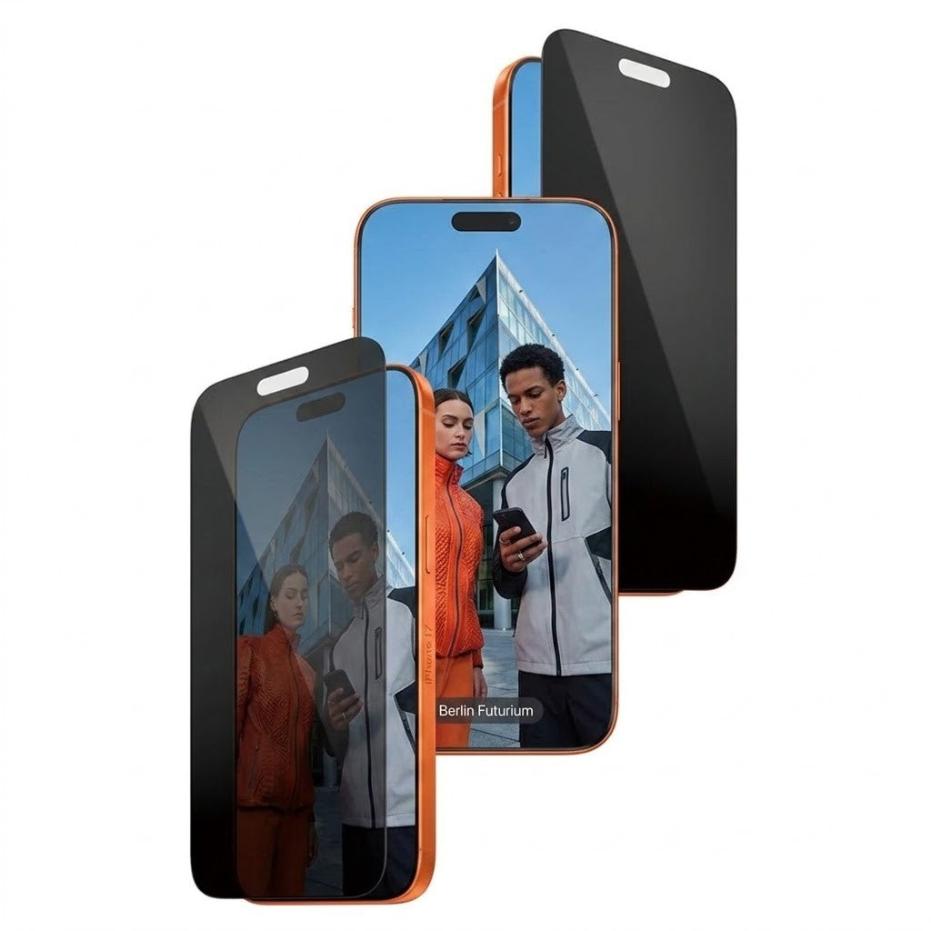 9D Privacy Schutzglas für iPhone 17 Pro Max 17 Pro Sichtschut