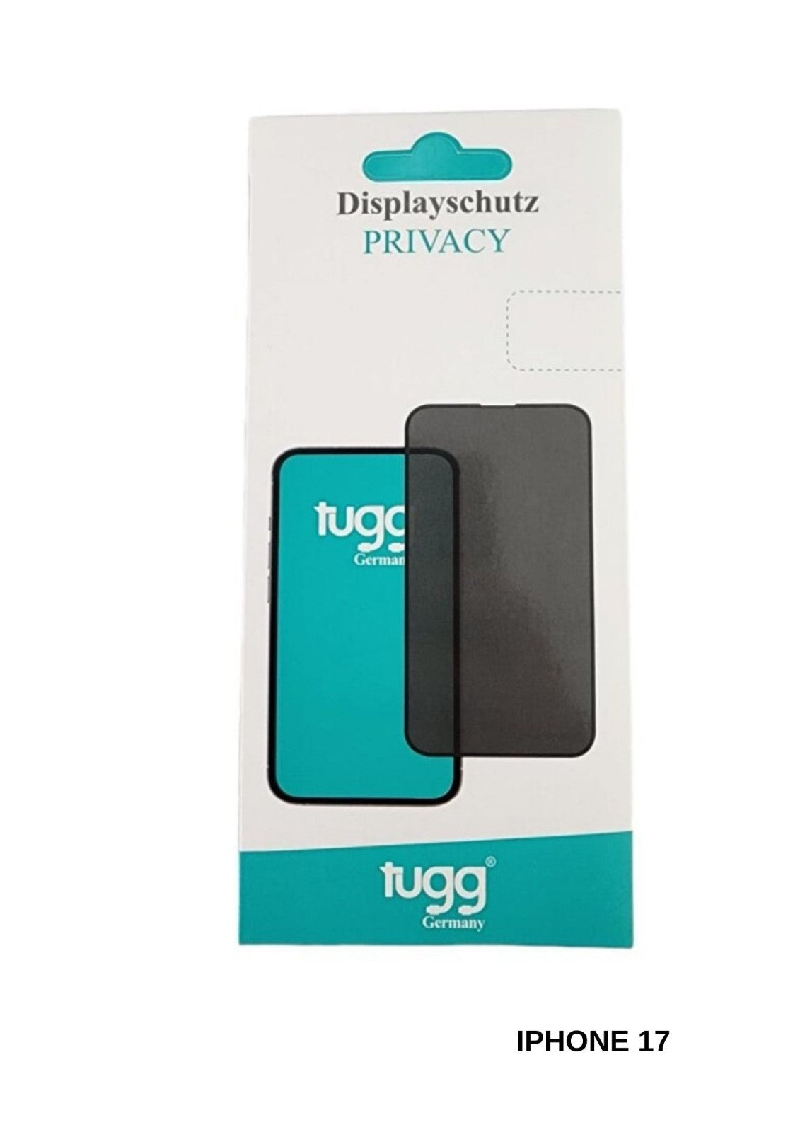 9D Privacy Schutzglas für iPhone 17 Pro Max 17 Pro Sichtschut
