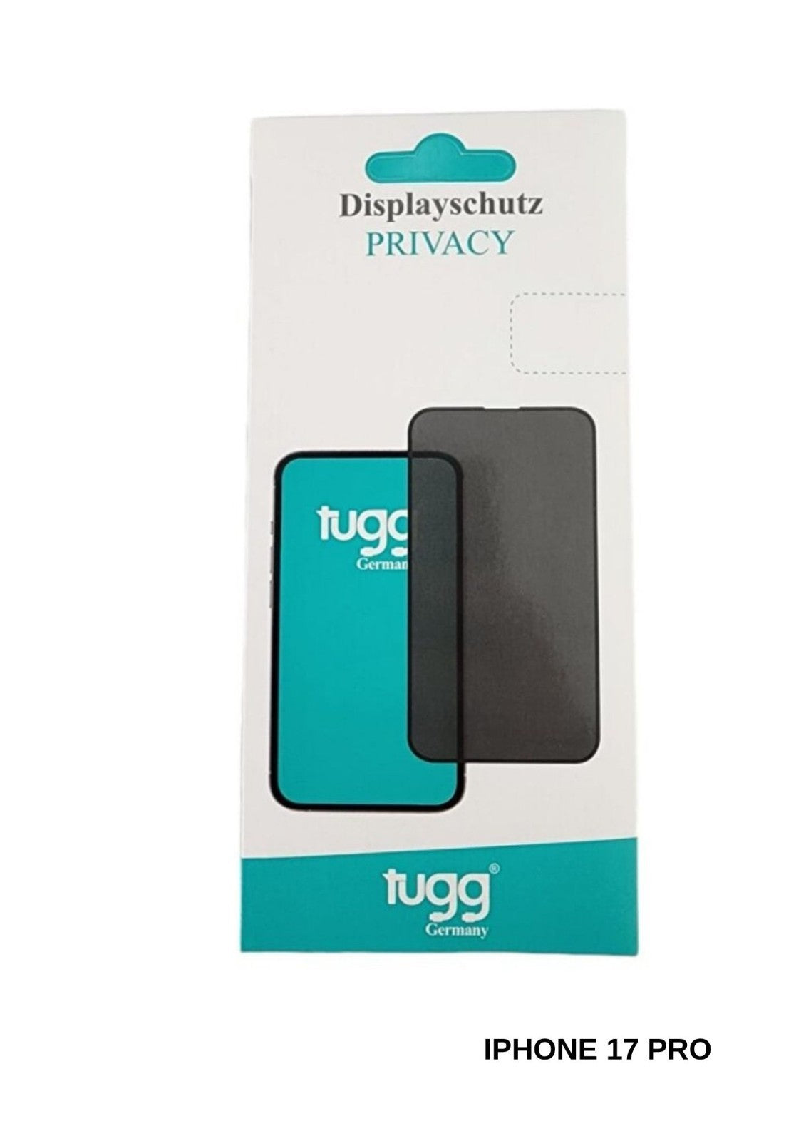 9D Privacy Schutzglas für iPhone 17 Pro Max 17 Pro Sichtschut