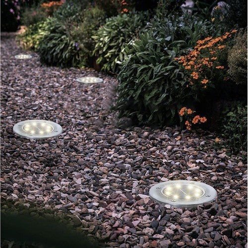 Solar Gartenleuchten LED Außenleuchte IP65 kaltweiß 1/12 Stück