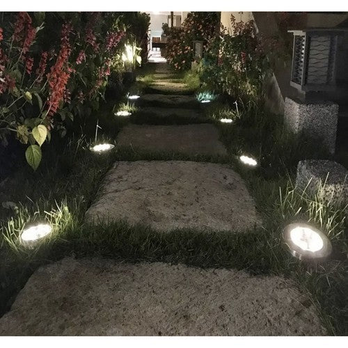 Solar Gartenleuchten LED Außenleuchte IP65 kaltweiß 1/12 Stück