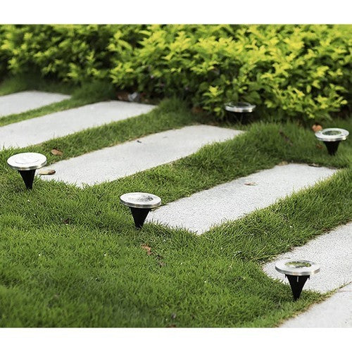 Solar Gartenleuchten LED Außenleuchte IP65 kaltweiß 1/12 Stück