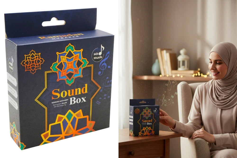 Ramadan Soundbox Bewegungssensor Islamische Deko Eid Mubarak Sound
