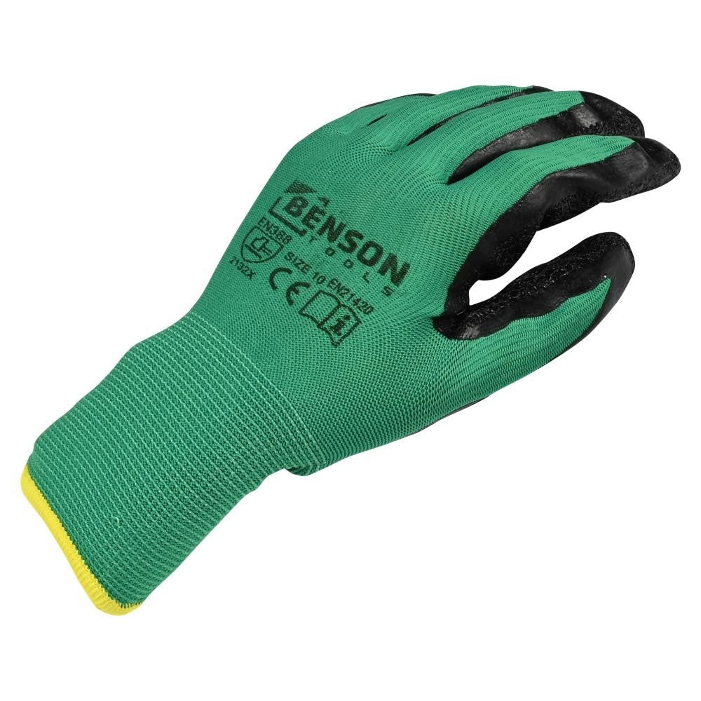 Benson Latex Arbeitshandschuhe Gr. 10 Gartenhandschuhe Montagehandschuhe