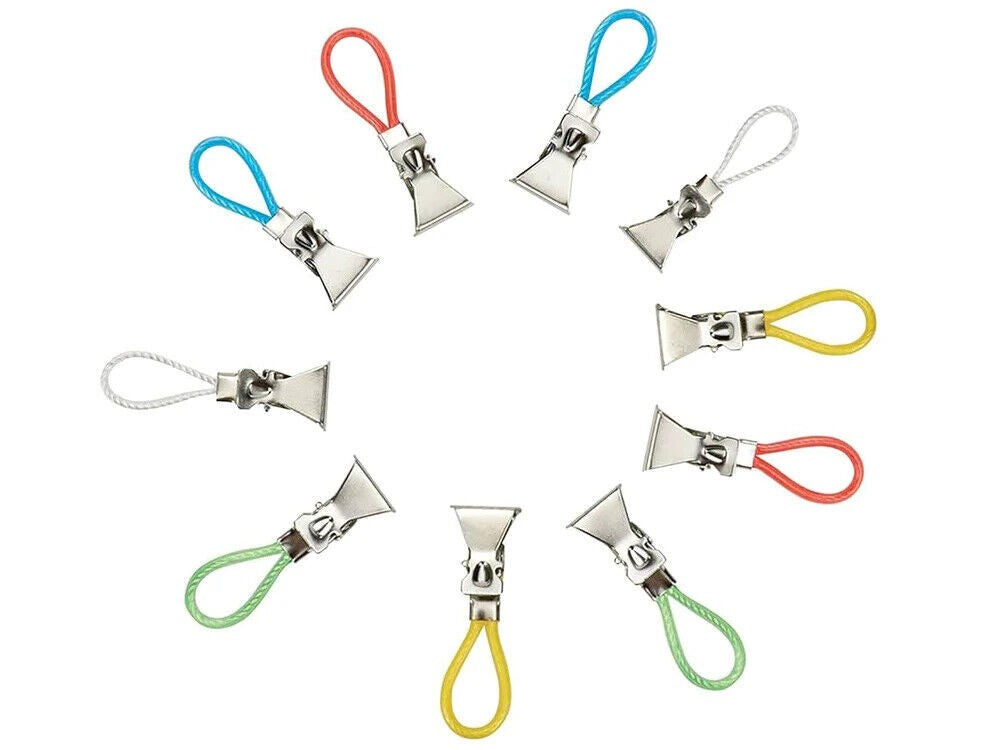 Handtuchclips 15 Stück Handtuchhalter Handtuchklammer Aufhänger Bunt Set