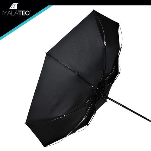 Taschenschirm Automatik Regenschirm Windfest Faltbar 110cm Schwarz mit Hülle