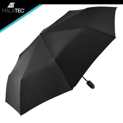 Taschenschirm Automatik Regenschirm Windfest Faltbar 110cm Schwarz mit Hülle