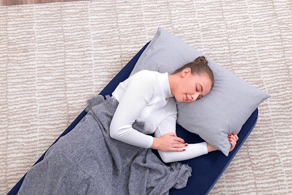 Bestway Luftbett Single 185x76x22cm Luftmatratze Gästebett für Camping & Reisen