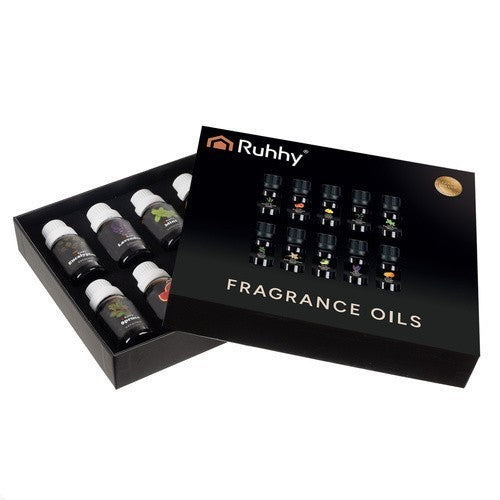 RUHHY Duftöl Set 10x15ml – Duftöle für Diffusor, Luftbefeuchter und Aromabrenner