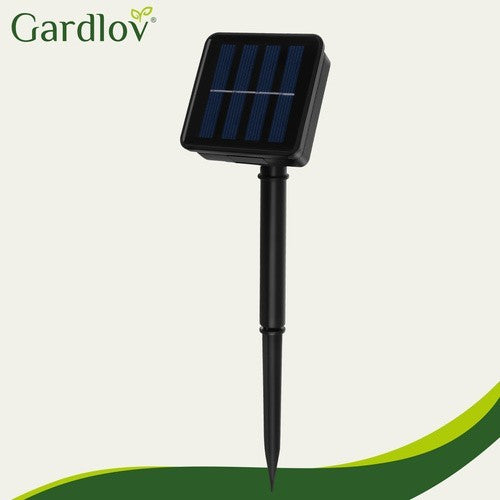 Solar Lichterkette 15m 150 LED Warmweiß IP44 Garten Balkon Terrasse 8 Modi
