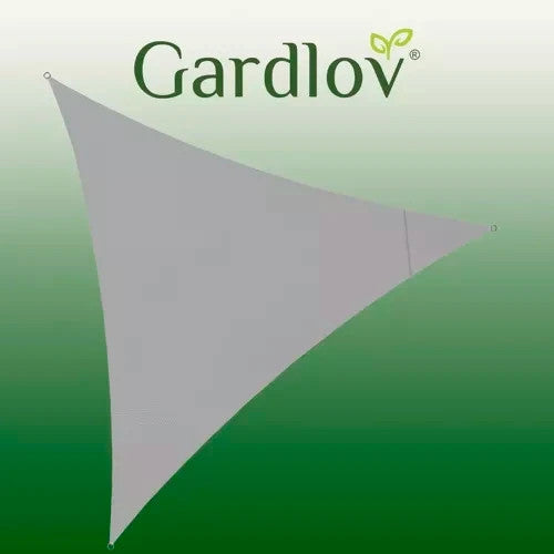 Sonnensegel 3x3x3m Dreieckig Sonnenschutz UV Schutz Garten Terrasse Grau