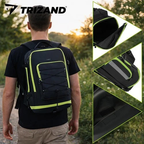 TRIZAND Fahrradtasche 65L 3in1 Gepäckträgertasche Rucksack wasserdicht