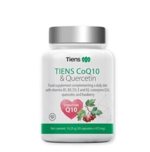 TIENS CoQ10 & Quercetin Kapseln mit Vitamin-B-Komplex, D3, K2 & E