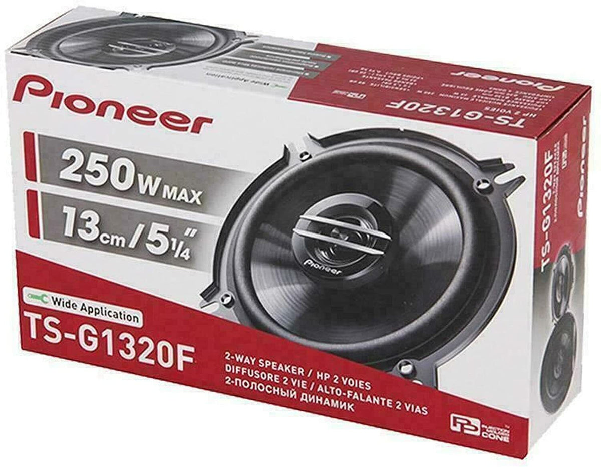 Pioneer TS-G1020F 10 cm 2-Wege Auto Lautsprecher Set – 210W Koaxial Boxen