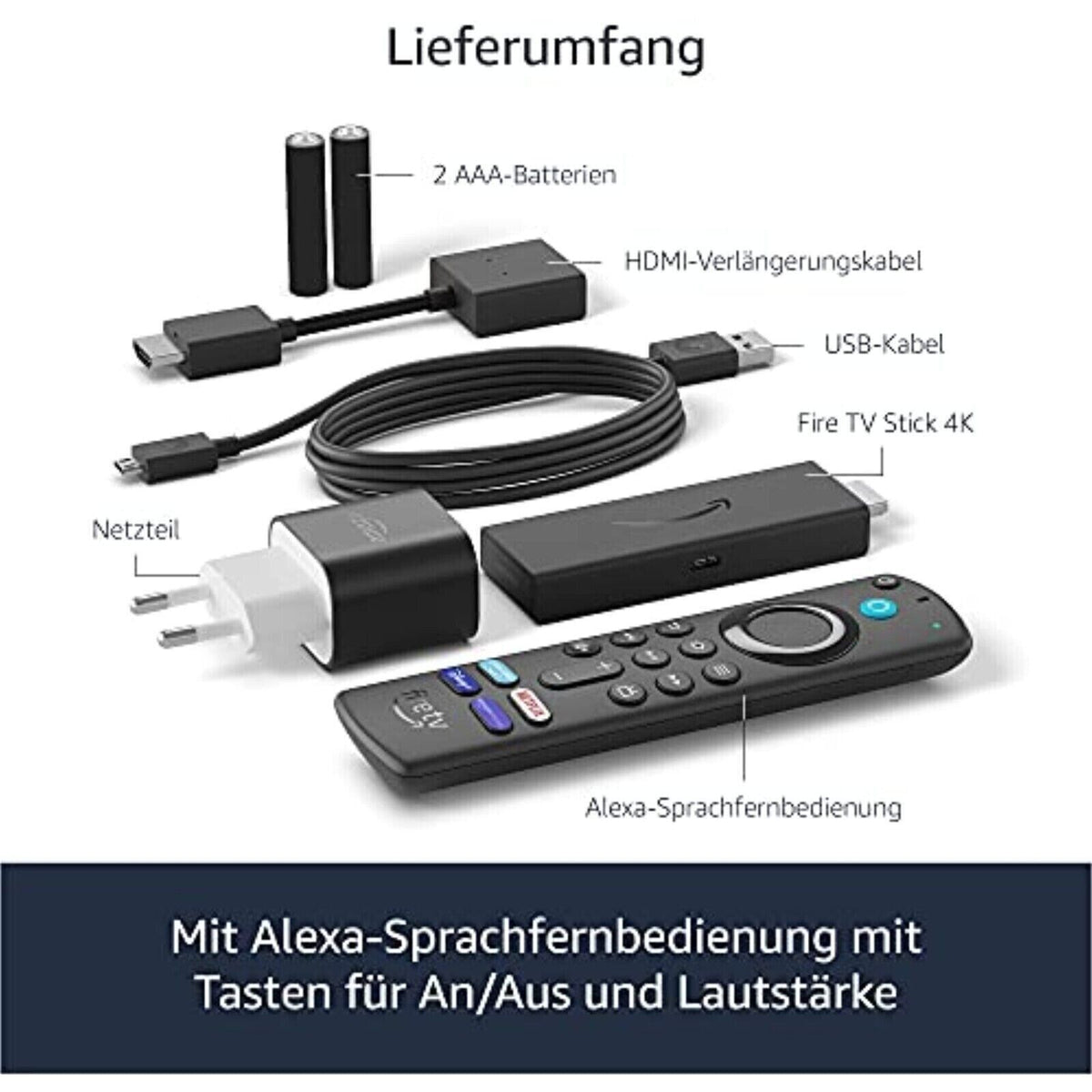Amazon Fire TV Stick | Alexa | 4K | Wi-Fi 6 | HDR+ | Ultra HD | TOP neu