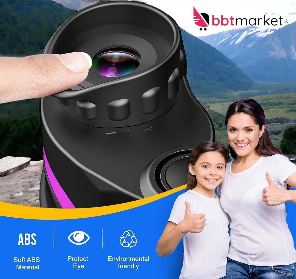 Kinder Fernglas 8x Vergrößerung – Stoßfest, Wasserdicht & Augenfreundlich