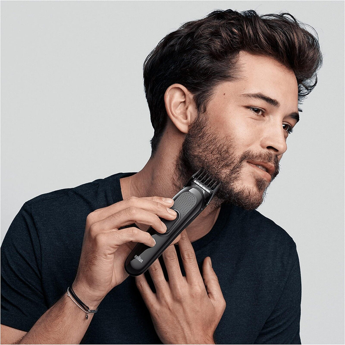 Braun 6-in-1 Bartschneider mit Haar und Nasentrimmer für Bart Gesichts  Rasierer