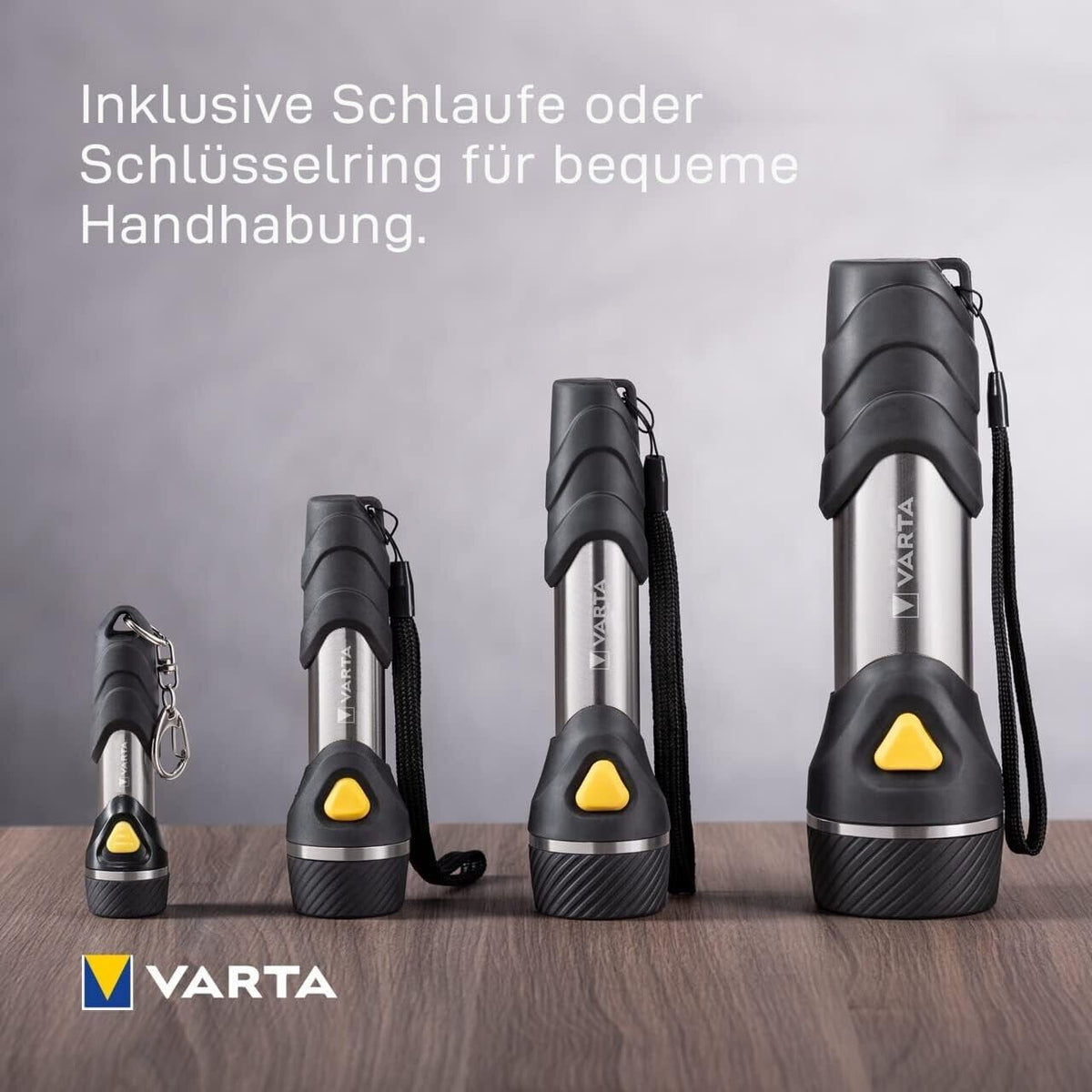 VARTA LED Taschenlampe mit 9 LEDs – 40 Lumen starke Multi-LED Leuchte