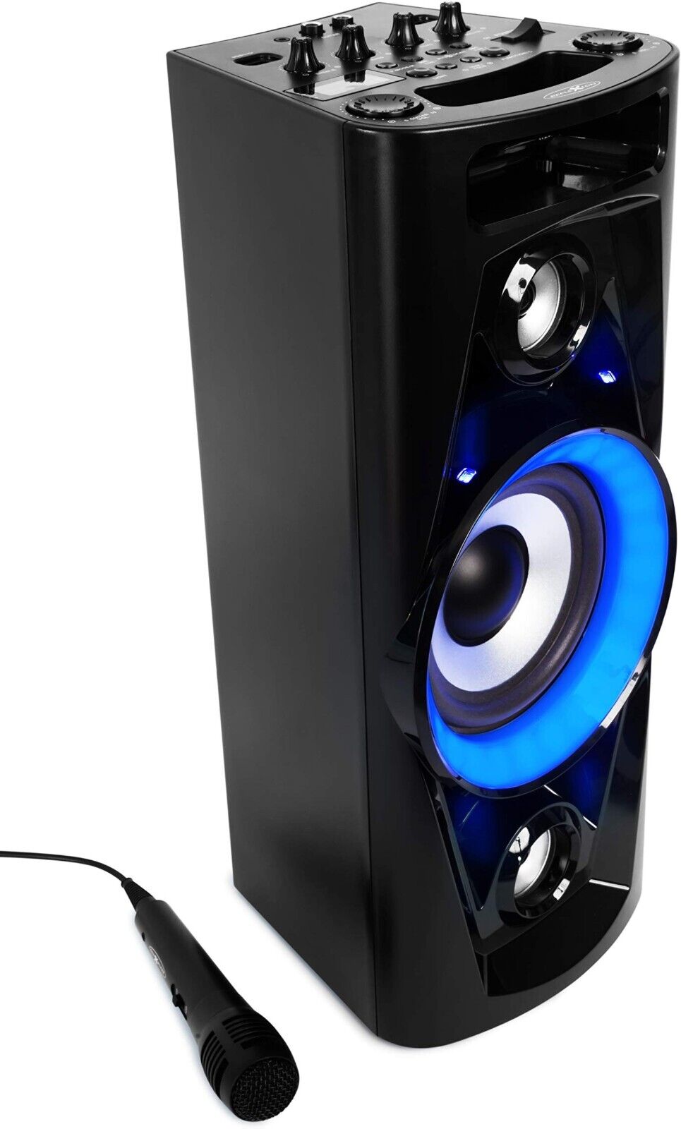 Reflexion PS07BT Mobile Discosoundmaschine mit Bluetooth, Radio, Karaoke Akku 320w