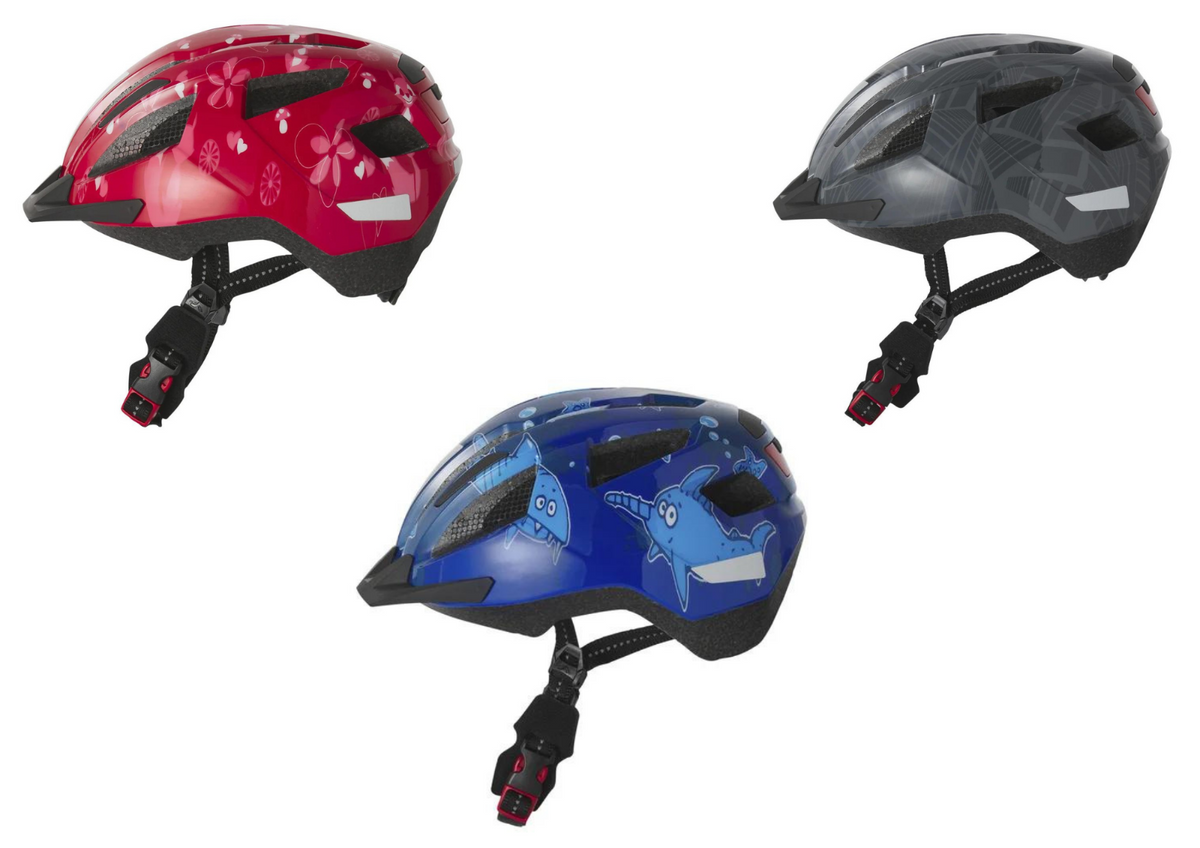 CRIVIT Fahrradhelm mit LED Rücklicht Fahrrad Helm Rücklicht Größe S/M