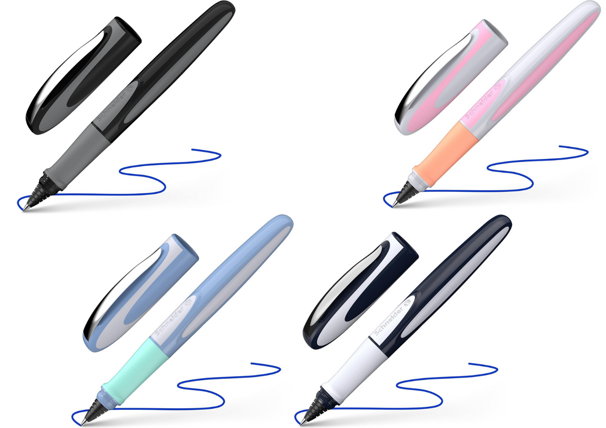 Schneider Ray Tintenroller Patronroller, Nachfüllbar mit Standard Tintenpatronen