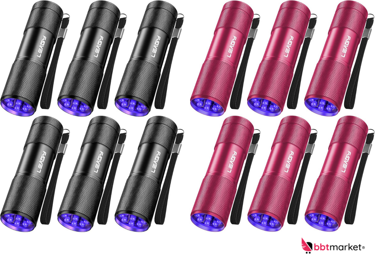 UV LED Taschenlampe Schwarzlicht Taschenlicht 395nm Handlampe Light