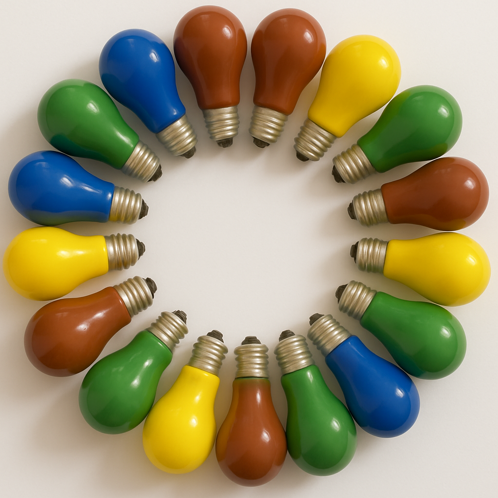 20er Set Bunte Glühbirnen 25W E27 – Dimmbar E27 Glühlampen für Stimmung & Feier