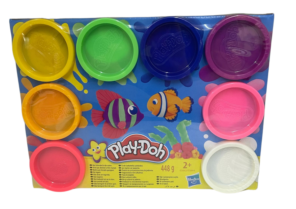 Play-Doh Rainbow Pack – 8 Dosen Knetmasse à 56g in bunten Farben für Kinder ab 2 Jahren