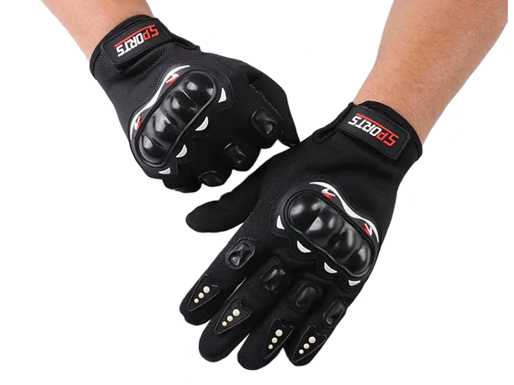 Motorradhandschuhe wasserdicht & atmungsaktiv – Mit Protektor, Fleece-Futter & Touchscreen-Funktion – Größe L/XL  BBT2026