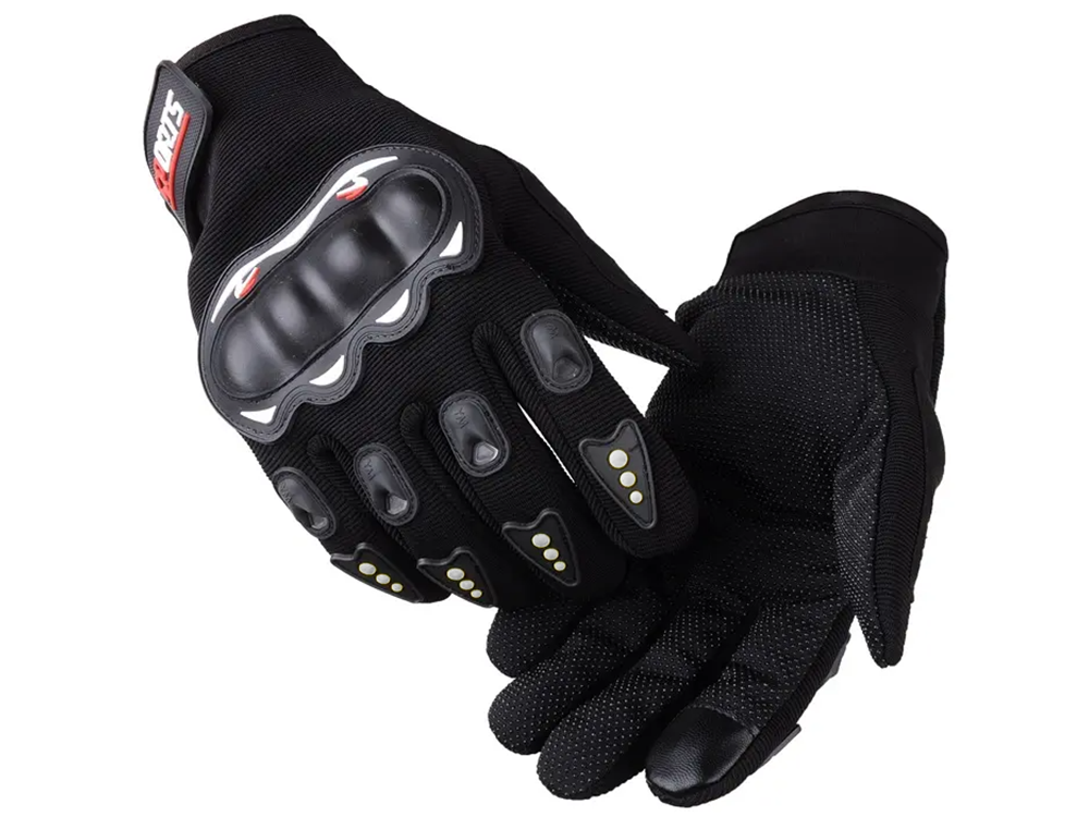 Motorradhandschuhe wasserdicht & atmungsaktiv – Mit Protektor, Fleece-Futter & Touchscreen-Funktion – Größe L/XL  BBT2026