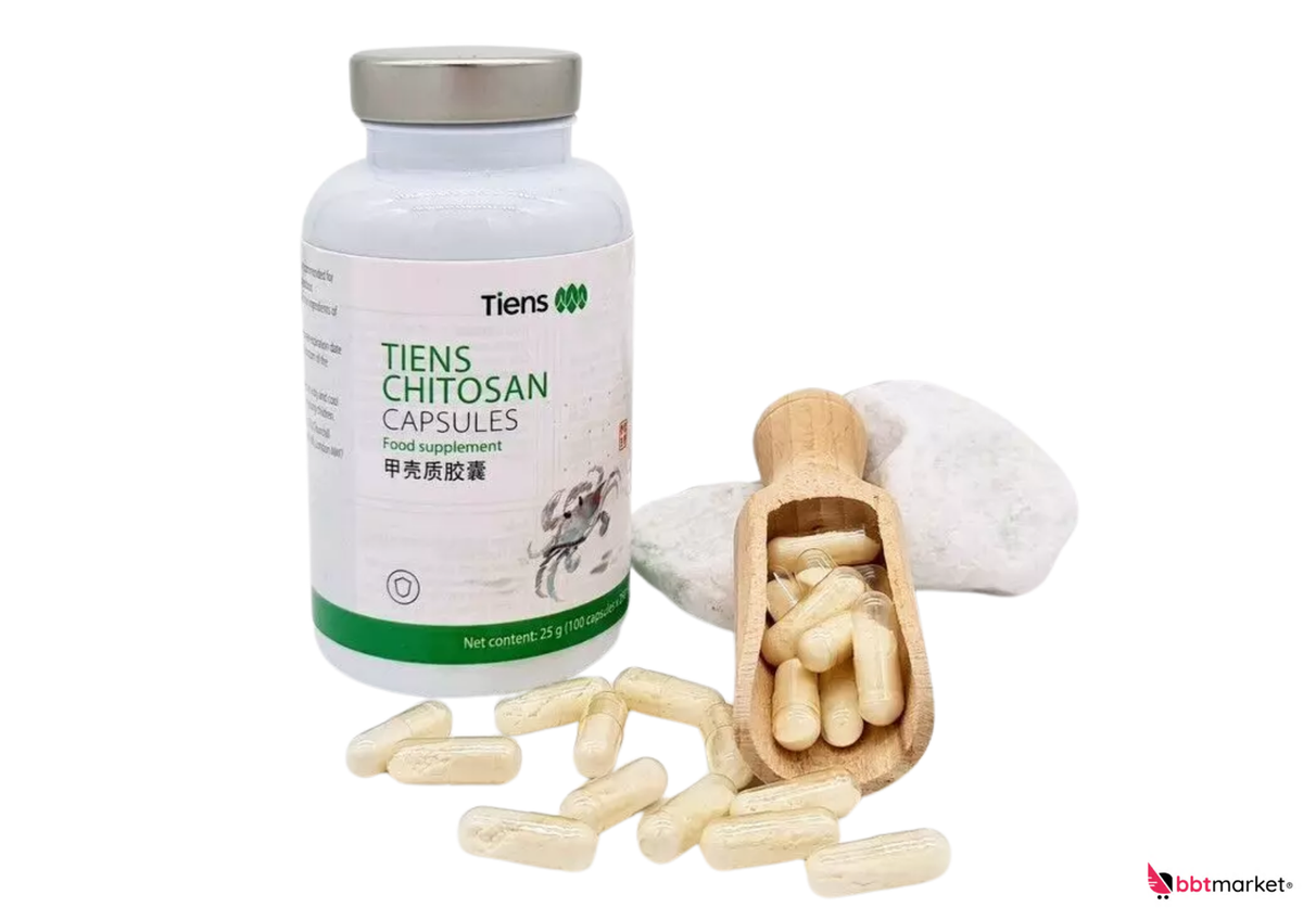 3x TIENS Chitosan Kapseln – Detox & Ernährung – 300 Stück á 25g